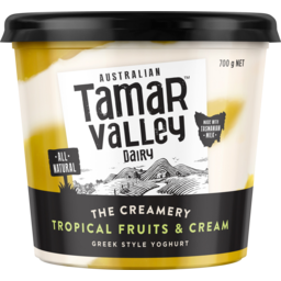 Photo of Tamar Valley The Creamery Tropical Fruits & Cream All Natural Greek Style Yoghurt
