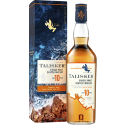 Photo of Talisker 10 Year Old Single Malt Scotch Whisky Bottle