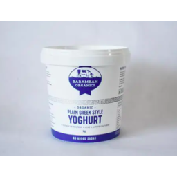 Photo of Barambah Yoghurt Nat Greek 1kg