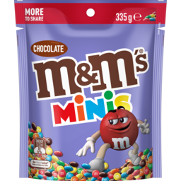 Photo of M&Ms Minis Bite Size Milk Chocolates Large Bag 335g