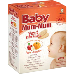 Photo of Baby Mum Mum Rice Rusks Apple 36gm
