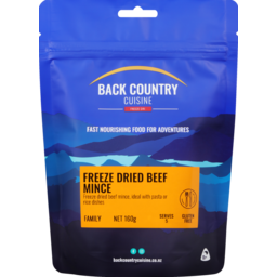 Photo of Back Country Cuisine Freeze Dri Beef Mince Gluten Free