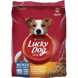 Photo of Purina Lucky Dog Minis Oven Baked Chicken & Vegetable Flavour 3kg