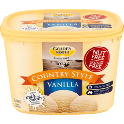 Photo of Golden North Country Style Vanilla Ice Cream Nut Free Gluten Free 2l