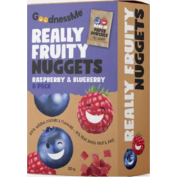 Photo of GoodnessMe Fruit Nuggets Raspberry And Blueberry