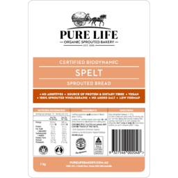 Photo of Pure Life Bakery Spelt Loaf 1.1kg