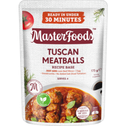 Photo of Masterfoods Tuscan Meatballs Stove Top Recipe Base