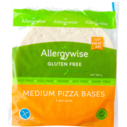 Photo of Allerywise Pizza Base Medium 2 Pack X 150g