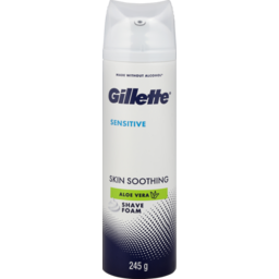 Photo of Gillette Sensitive Skin Soothin Aloe Vera Shave Foam 245g