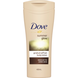 Photo of Dove Summer Glow Gradual Tan Body Lotion Medium To Dark 400ml 400ml