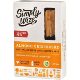 Photo of Simply Wize Almond Crispbread 150gm