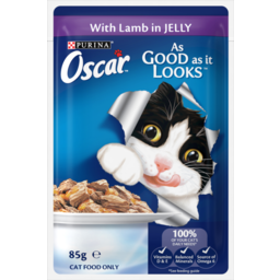 Photo of Purina Oscar Adult Pet Food Lamb 85g