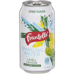 Photo of Frantelle Sparkling Water Zero Sugar Lime & Lemon 375ml