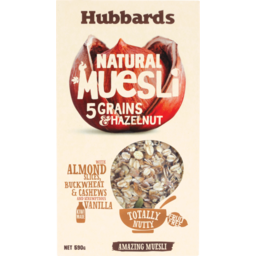 Photo of Hubbards Muesli Natural 5 Grains & Hazelnut