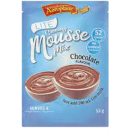Photo of Aeroplane Mousse Mix Chocolate Lite 53g