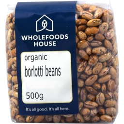 Photo of Wholefoods House Beans Borlotti Organic 500g