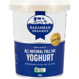 Photo of Barambah Organics Barambah Natural Yoghurt 500gm