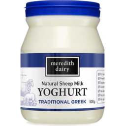 Photo of Meredith Dairy Sheeps Milk Yoghurt Blue