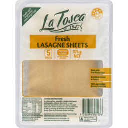 Photo of La Tosca Lasagne Sheets 375gm