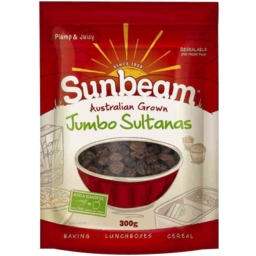 Photo of Sunbeam Jumbo Sultanas 300gm