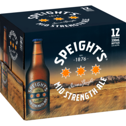 Photo of Speight's Mid Ale 2.5% Bottles 12 Pack 12x330ml