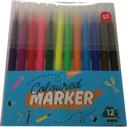 Photo of Kids Colouring Markers 12 Pack