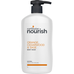 Photo of Earthwise Nourish Sweet Orange, Cedarwood And Sage Body Wash 1l