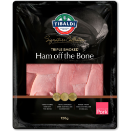 Photo of Tibaldi Triple Smoked Ham off the Bone 120g