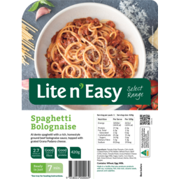 Photo of Lite N Easy Spaghetti Bolognaise 420g