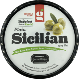 Photo of Gourmet Delights SICILIAN OLIVES 250g