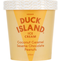 Photo of Duck Island Ice Cream Coconut Caramel Sesame Chocolate Peanuts