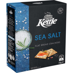 Photo of The Kettle Chip Company Kettle Flat Bread Crackers Sea Salt
