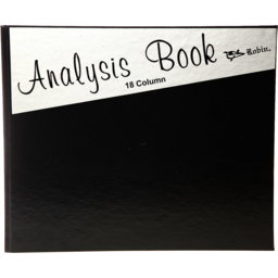 Photo of Analysis Book - 18 Column