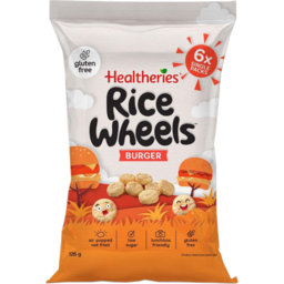 Photo of Healtheries Burger Flavour Rice Wheels 6 Pack 126g