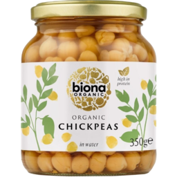 Photo of Biona - Chick Peas In Glass Jar