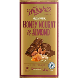 Photo of Whittakers Honey Nougat Almnd 250g