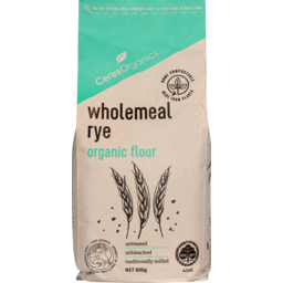 Photo of Ceres Organics Wholemeal Rye Flour 600g