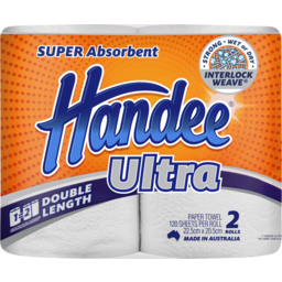 Photo of Handee Ultra Double Length Paper Towel 2 Pack