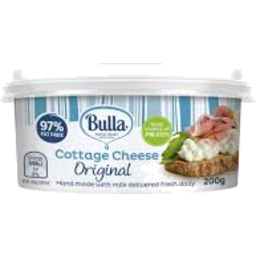 Photo of Bulla Low Fat Cottage Cheese 200g Original 