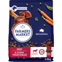Photo of Farmers Market Beef And Farm Vegetables Adult Dry Dog Food