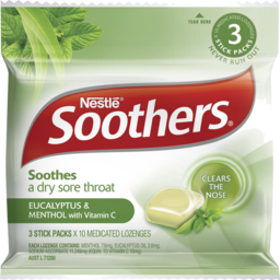 Photo of Soothers Eucal/Menthol Stick Multipack 120g