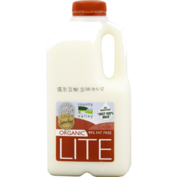 Photo of Country Valley Milk Lite Org 1ltr