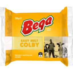 Photo of Bega Easy Melt Colby Cheese Block 250g