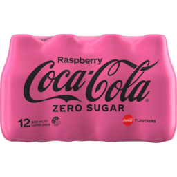 Photo of Coca Cola Raspberry Zero Sugar Soft Drink Multipack Mini Bottles