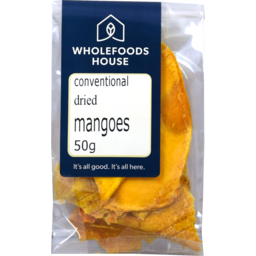 Photo of Wholefoods House Dried Conventional Mango 50g