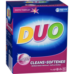 Photo of Duo Laundry Powder Cleans + Softener Exotic Tiger Lily