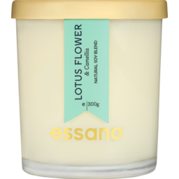 Photo of Essano Candle Natural Soy Blend Lotus Flower & Camellia
