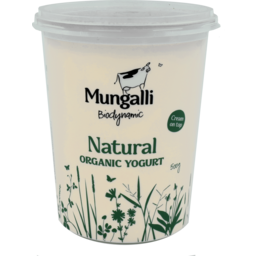 Photo of Mungalli Creek Biodynamic Yoghurt Natural 500g