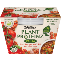 Photo of Wattie's Plant Proteinz Pasta Red Pepper & Chilli Red Lentil