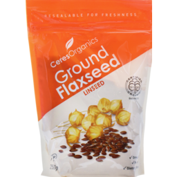 Photo of Ceres Organics Ground Flaxseed Linseed 250g